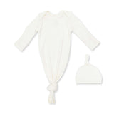Solid Snow White - Knotted Gown and Knotted Hat