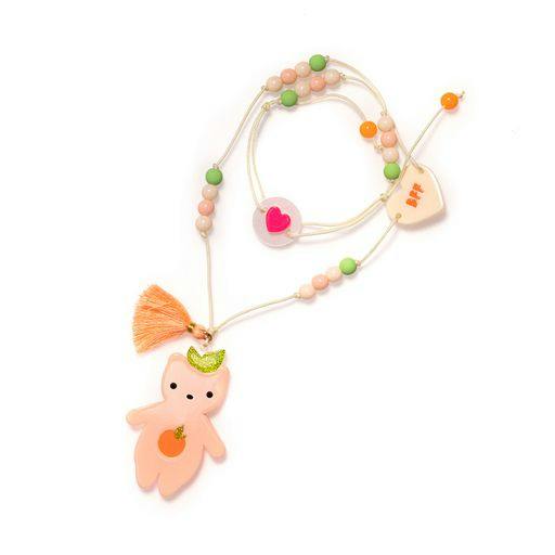 Fruit Bear Orange Necklace