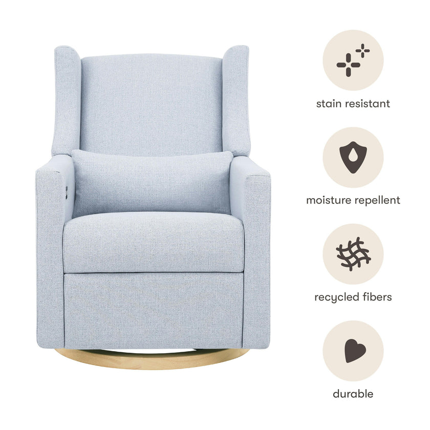 Babyletto Kiwi Electronic Recliner and Swivel Glider with USB port