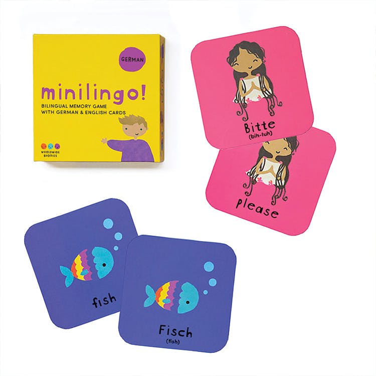Minilingo, German/English Flashcards