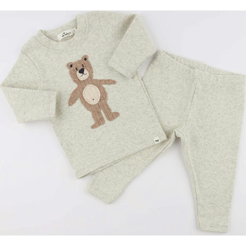 Shaggy Applique L/S 2pc Set