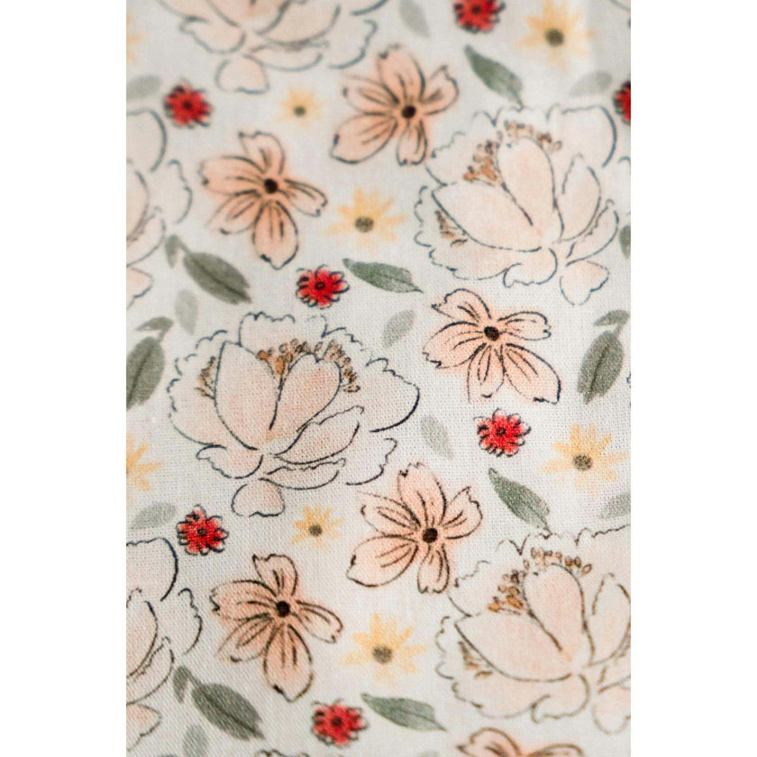 Primrose Garden Timeless Floral Ruffle Zipper