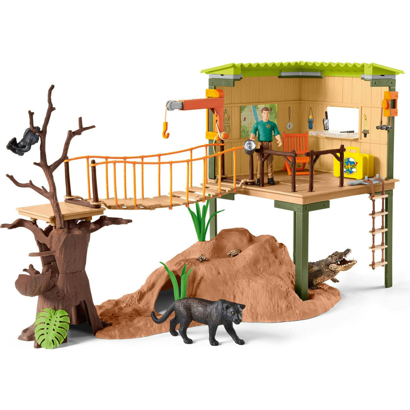 Schleich Wild Life: Ranger Adventure Station Playset