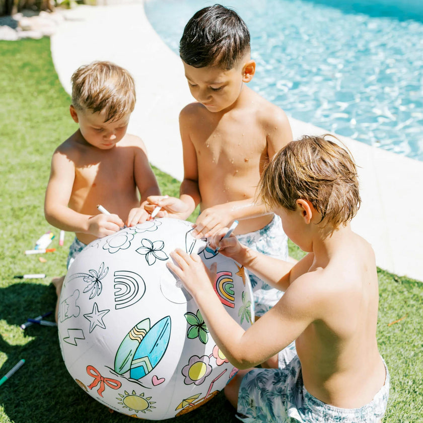 Design Your Own Beach Ball Kit - Summer Activity For Kids