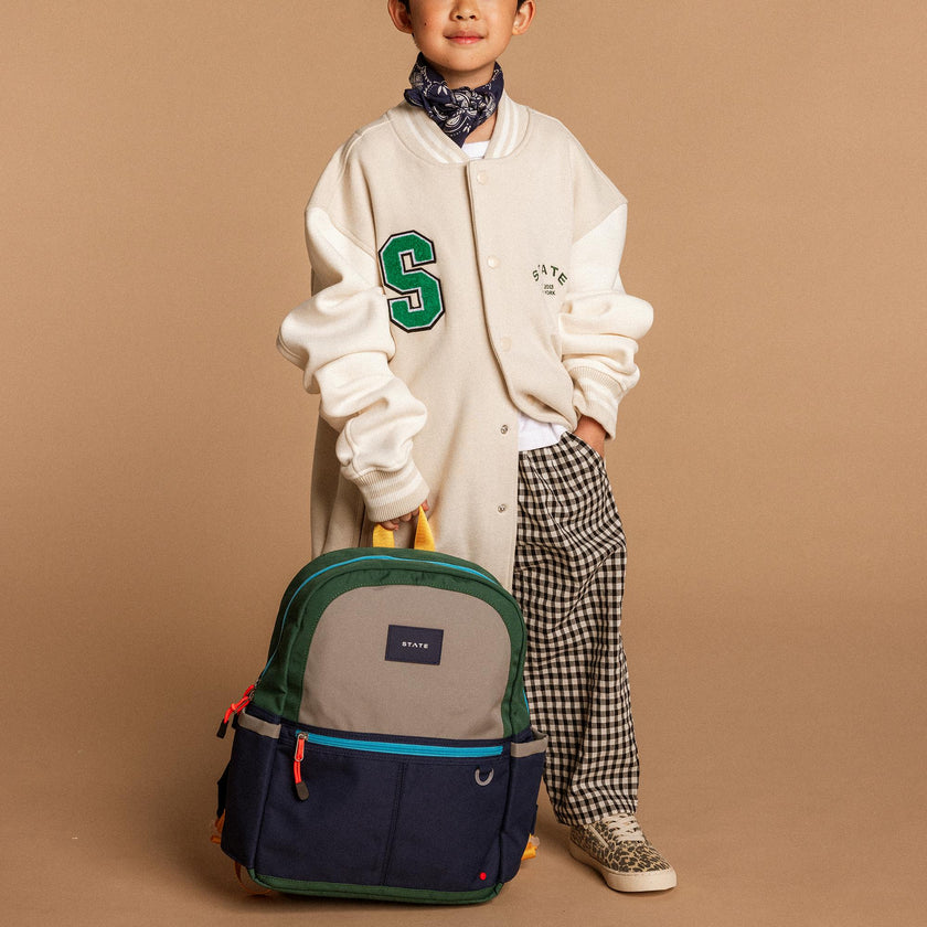 Kane Backpack, Green/Navy