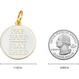 Nap Hard Play Hard Pet ID Tag