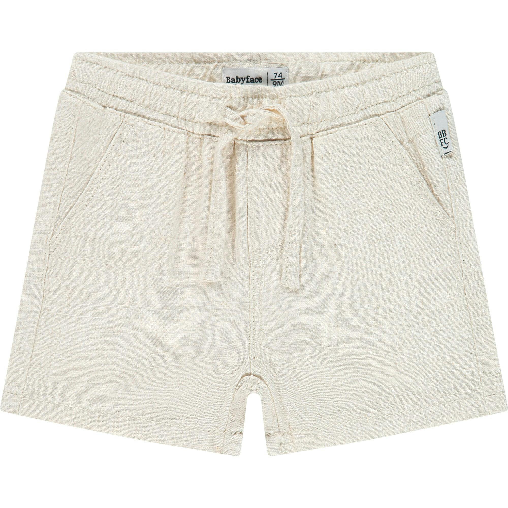 Linen Blend Pull On Shorts