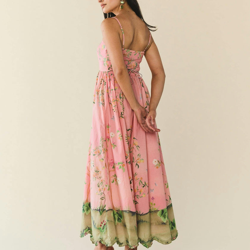 Gavin Dress, Peony Peacock x Larsen McDowell