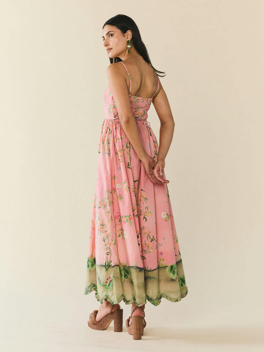 Gavin Dress, Peony Peacock x Larsen McDowell