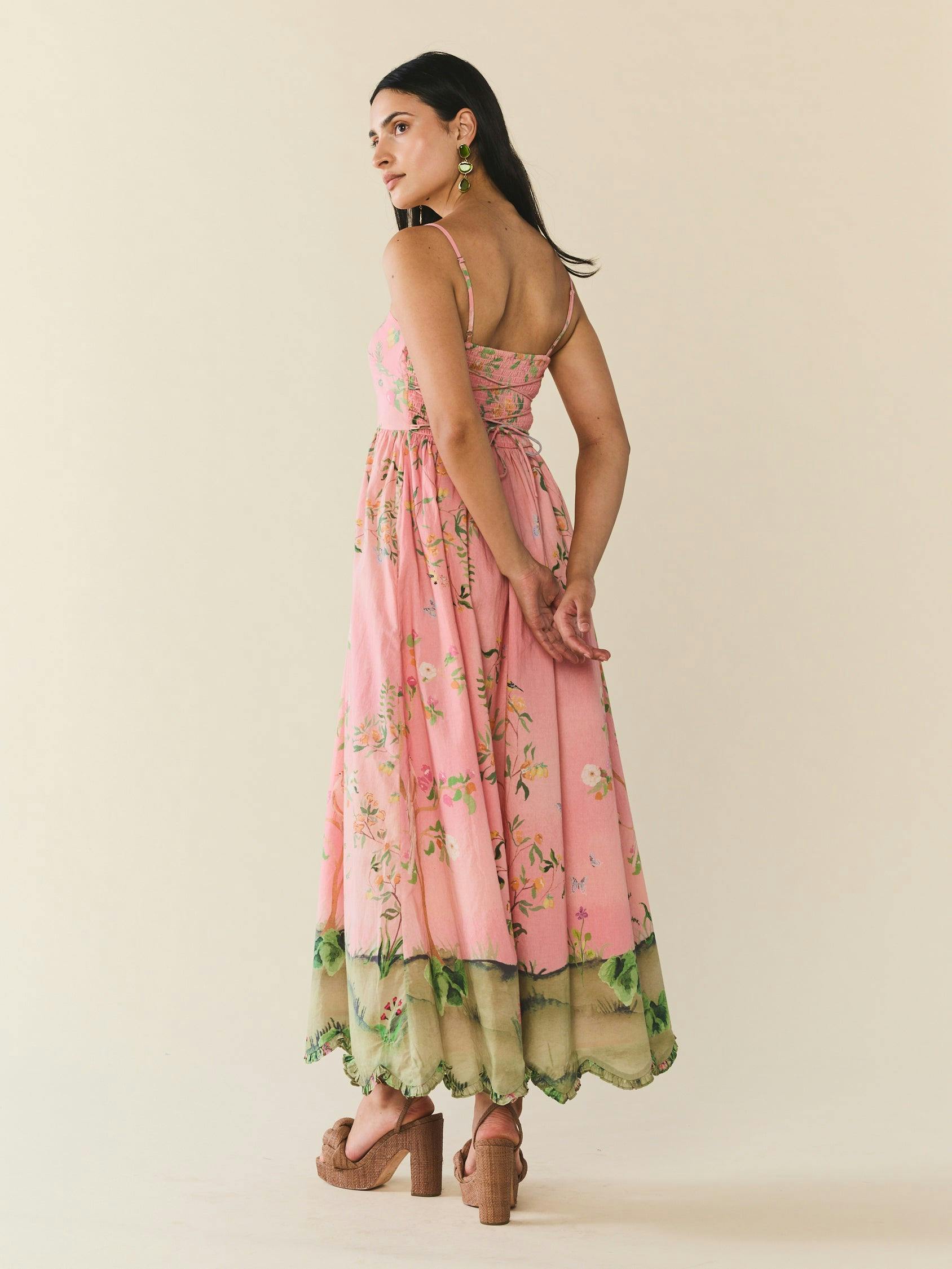 Gavin Dress, Peony Peacock x Larsen McDowell