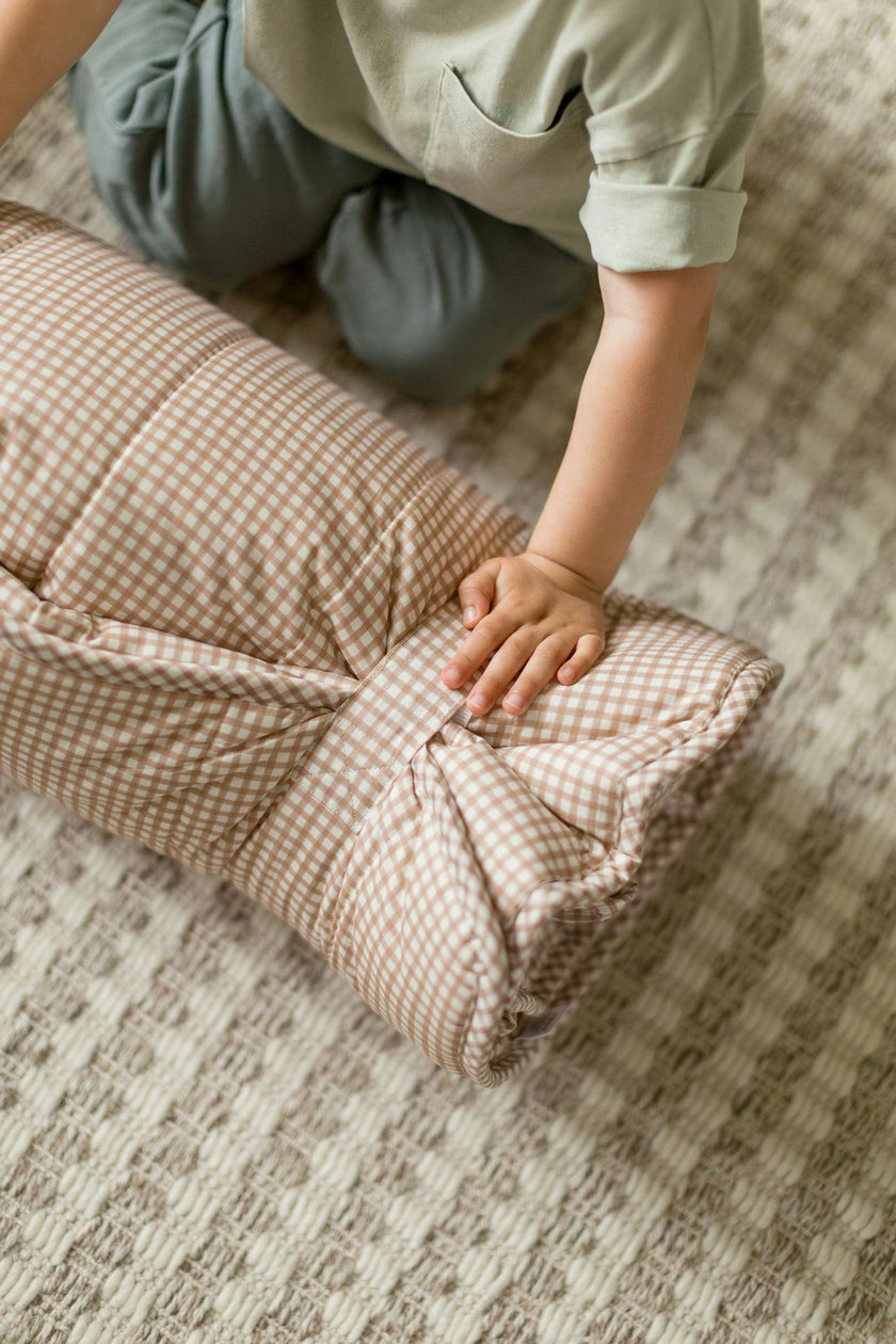 Organic Toddler Nap Roll-N-Rest Mat Set