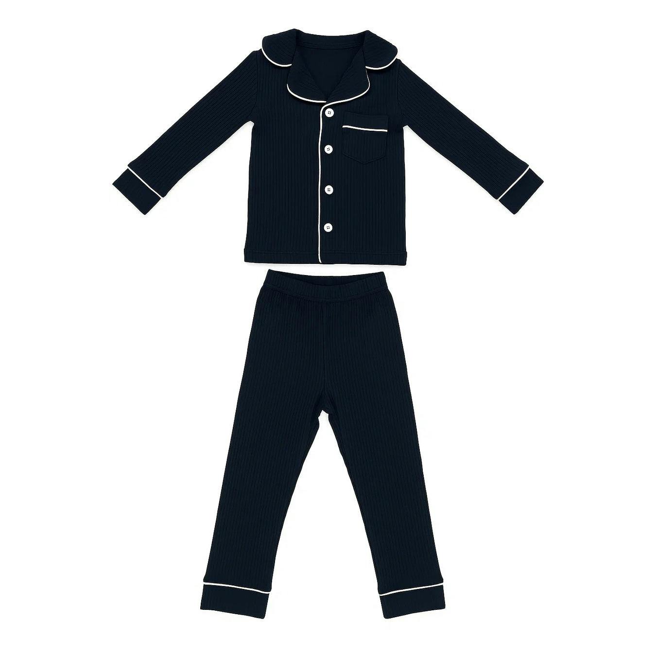 Year-Round Button down Ribbed Pjs