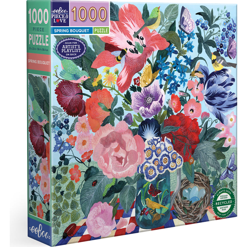 Piece&Love: Spring Bouquet - 1000 pc Puzzle