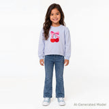 Toddler & Kids Sweatshirt | Cherry Bow