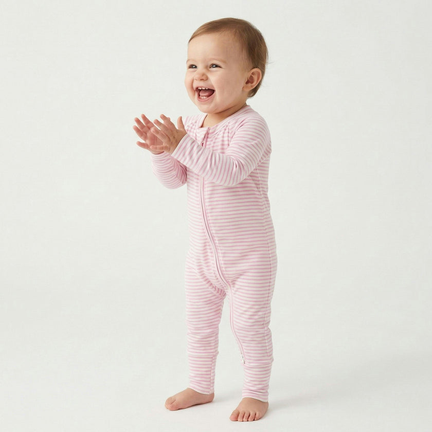 Ballet Stripe Bamboo Sleeper