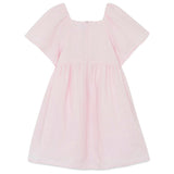 TARTINE ET CHOCOLAT Embrodiered Linen Flutter Dress