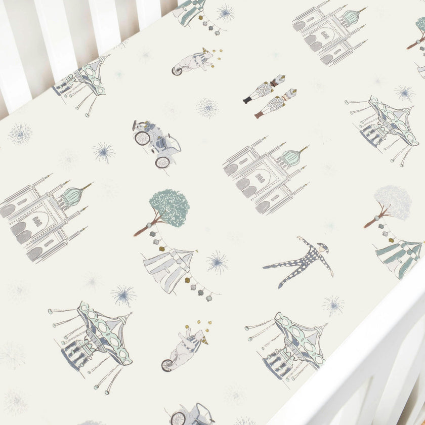 Adventures in Wonderland Crib Sheet