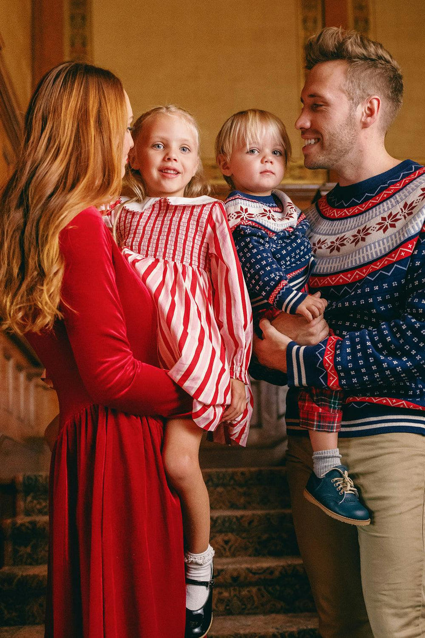 Mini Hawthorn Dress in Candy Cane Stripe