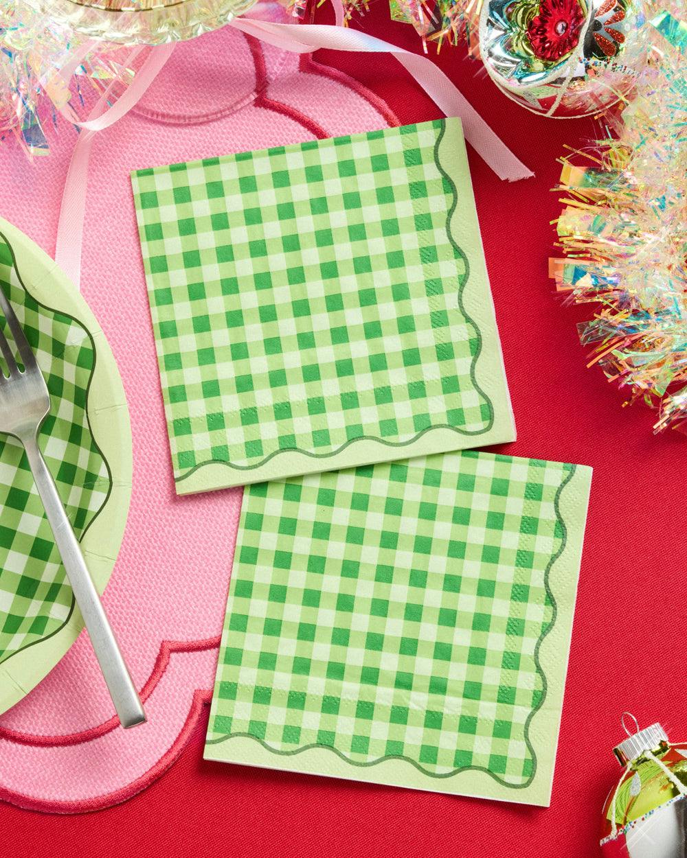 Christmas Cottage Napkins - 25 paper napkins