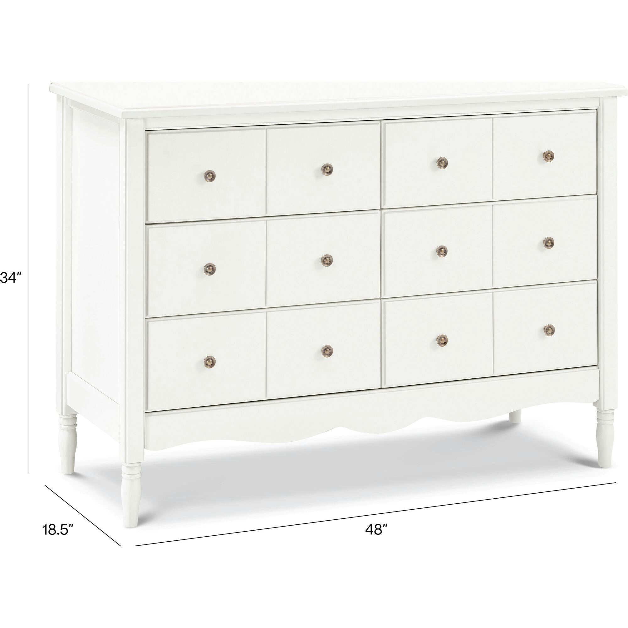Liberty 6-Drawer Assembled Dresser