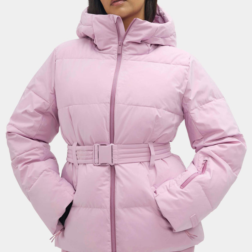 Hedy Belted Puffer Amethyst