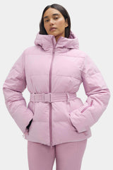 Hedy Belted Puffer Amethyst