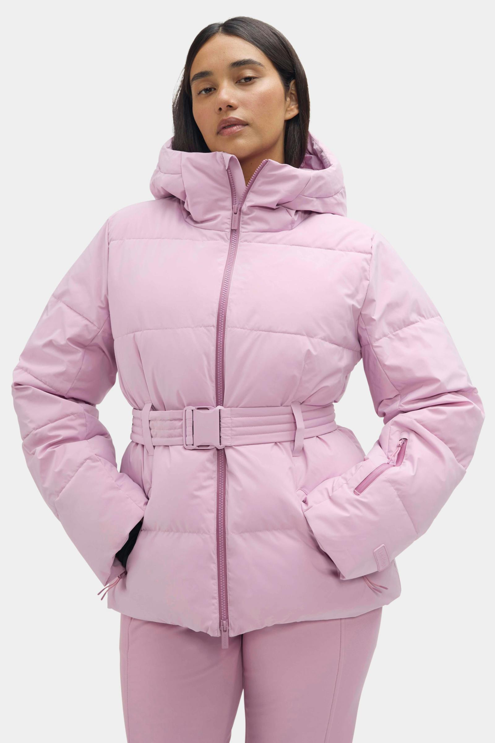 Hedy Belted Puffer Amethyst