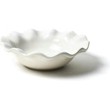 Signature White Ruffle Flare Small Bowl