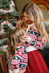Mini Cornelia Cardigan in Festive Fair Isle