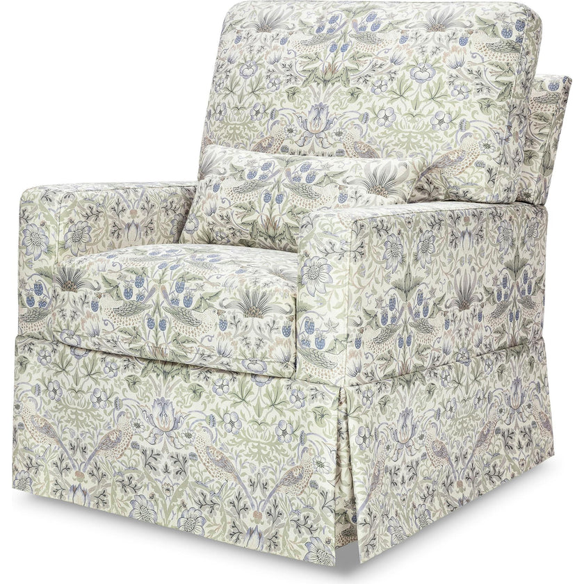 Crawford Pillowback Comfort Swivel Glider