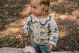 Ines Cardigan in Midnight Bloom