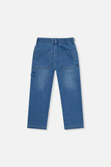 French Terry Denim Pants Light Blue