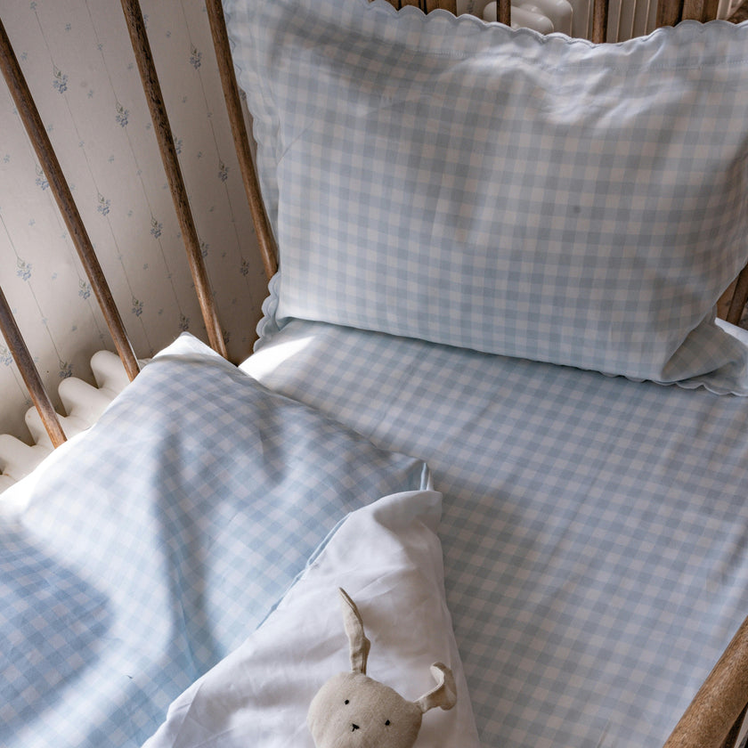 Picnic Gingham Crib Sheet