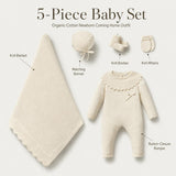 Baby Girl Organic Cotton Newborn Coming Home Outfit Set
