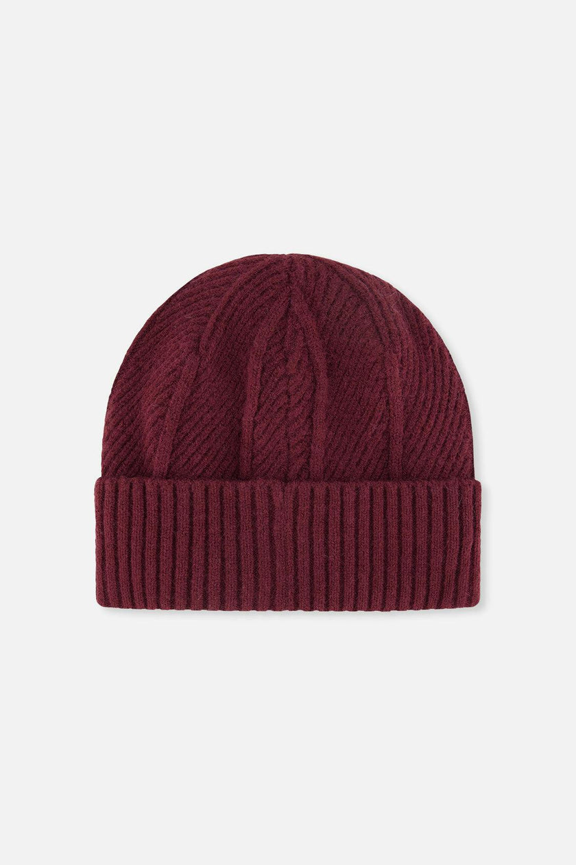 Winter Knit Hat Burgundy
