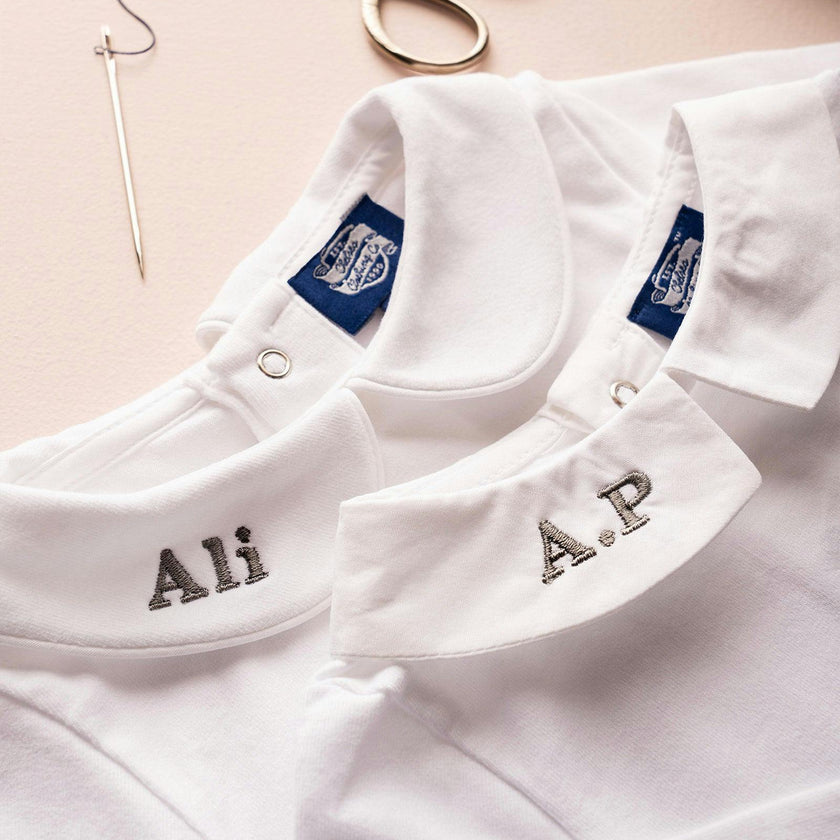 Baby Long-Sleeved Milo Bodysuit in White