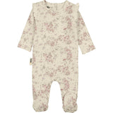 Baby Blooming Ruffle Shoulder Footie