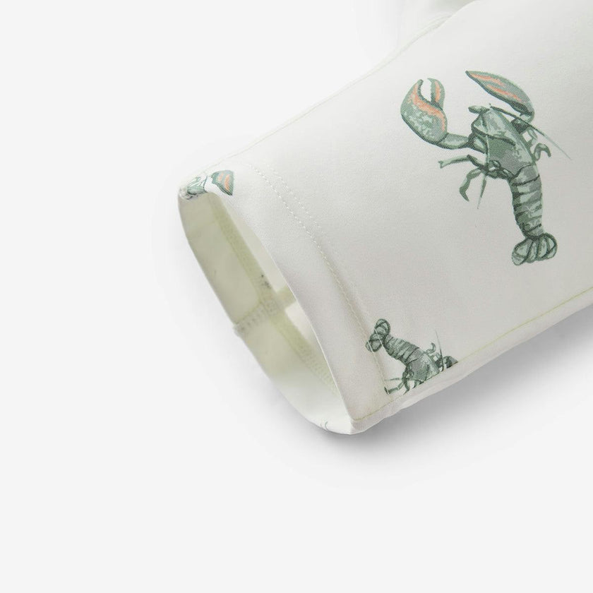 Mint Lobster Zipper Shortall Swimsuit