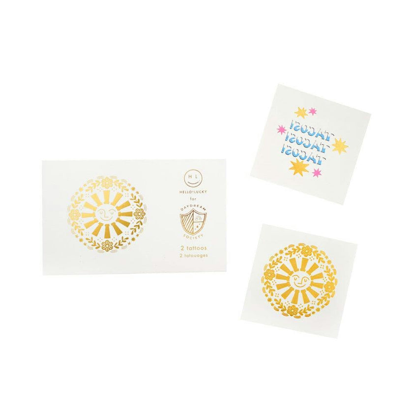 Taco 'Bout A Party Temporary Tattoos
