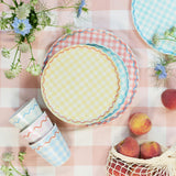 Gingham Reusable Small Plates