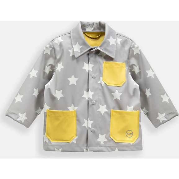 Stars Print Rain Worker Jacket