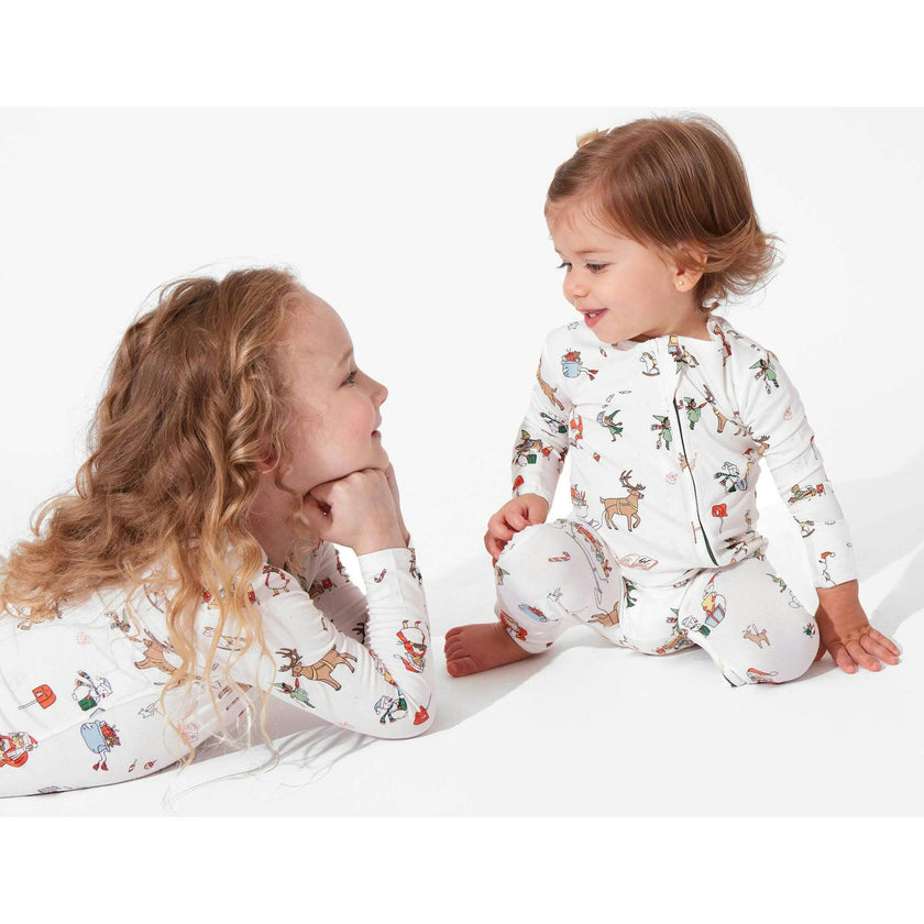 Santa's Workshop Bamboo Convertible Footie