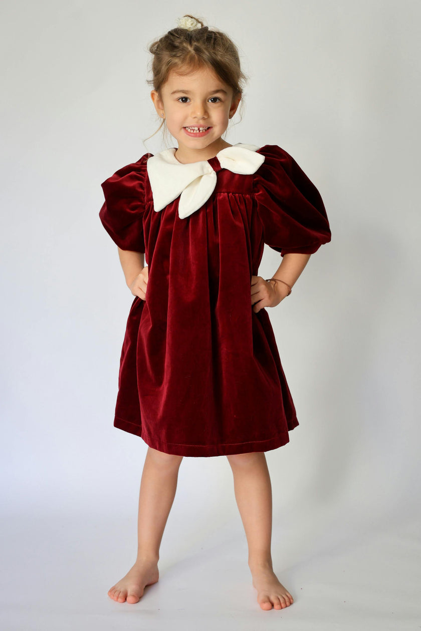 Cotton Velvet Rosemoor Dress