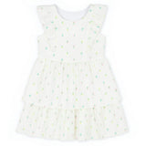 Printed Floral Dress With Ruffles