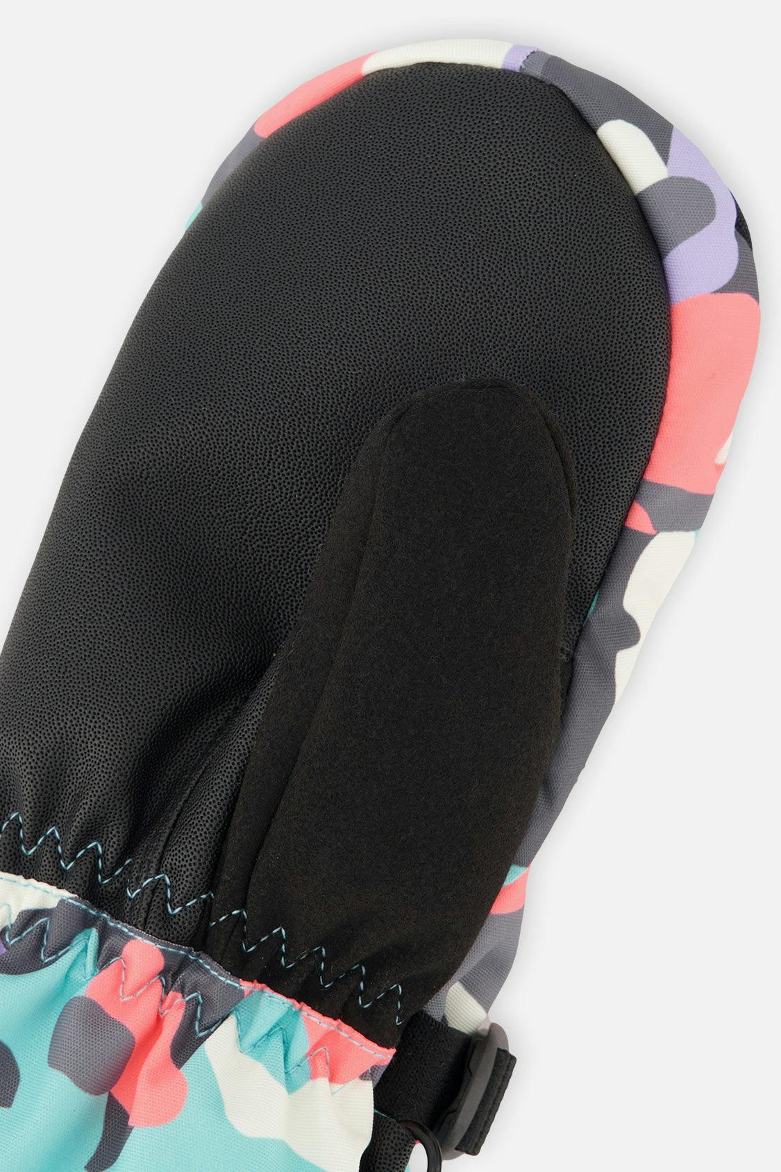 Teknik Winter Mittens Coral Camouflage