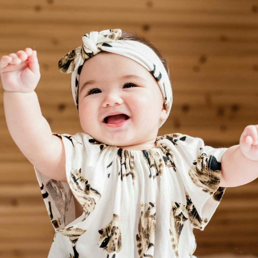 Lemon Organic Cotton Knotted Headband