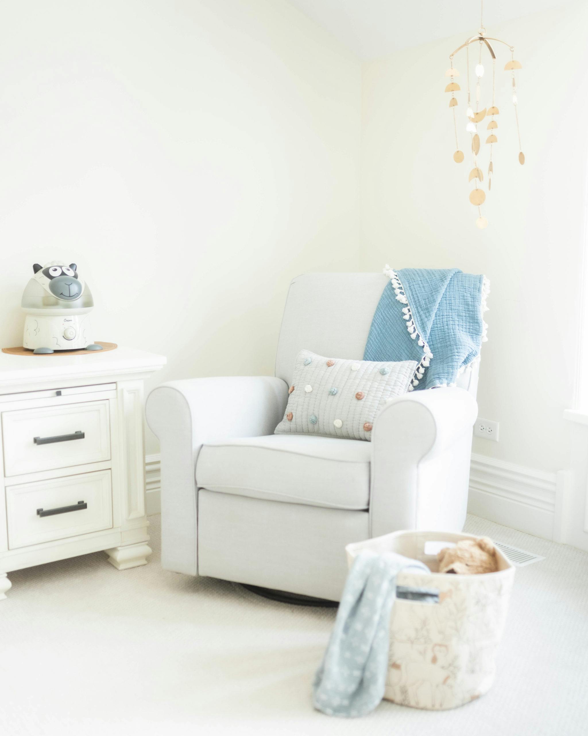 Luna Moon Brass Nursery Ceiling Hanging