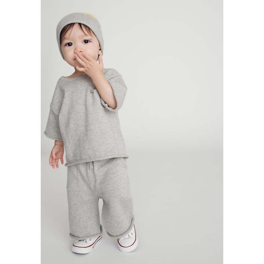 Baby My Boxy Cotton Rolled Edge Relaxed Fit Pants