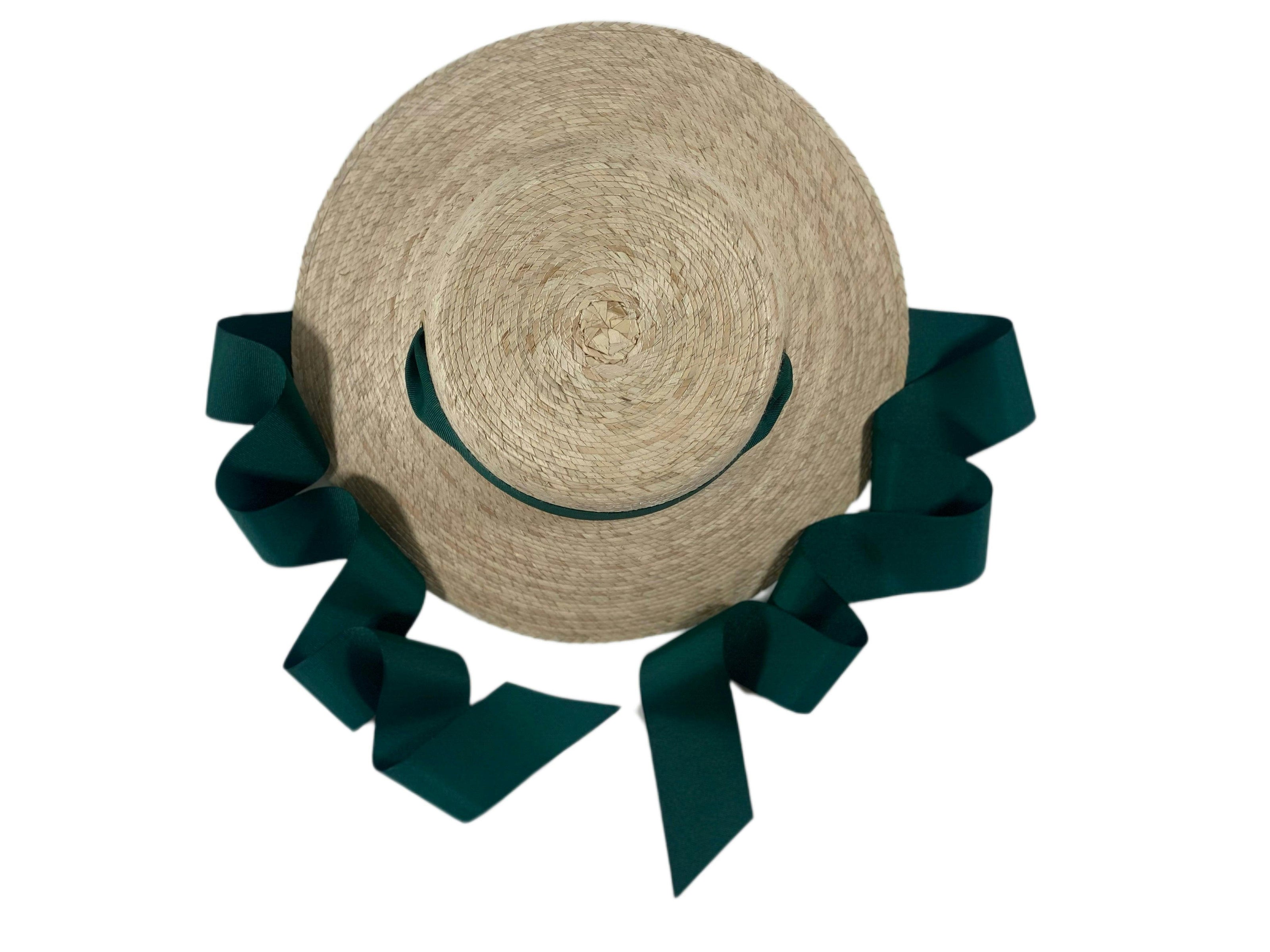 Clematis Bucket Hat (PreOrder Shipping June 15th) - Masters Green Long Grosgrain Ribbon
