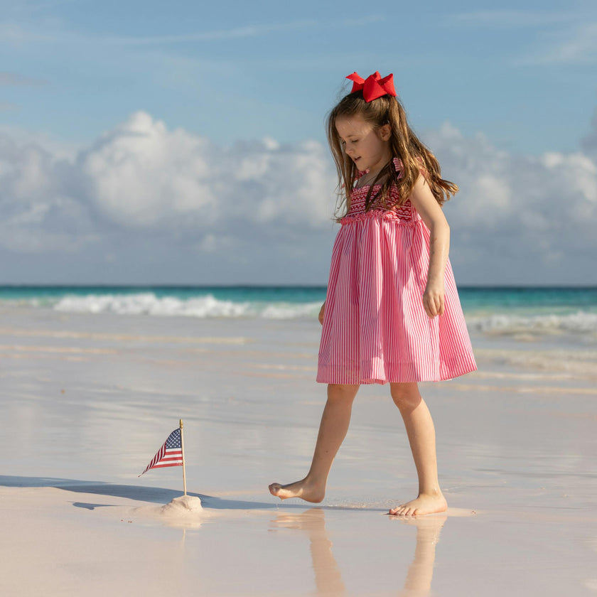The Daisy Dress in Sconset Stripe